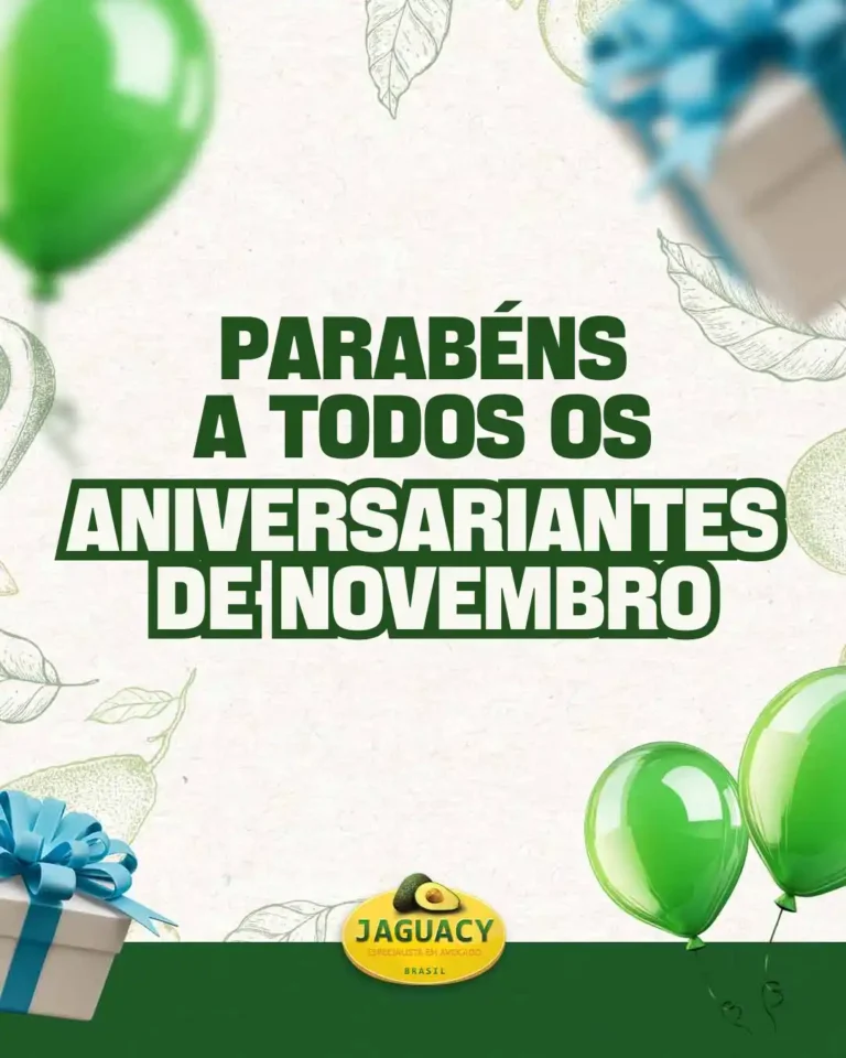 Aniversariantes Novembro 2025 Post Capa