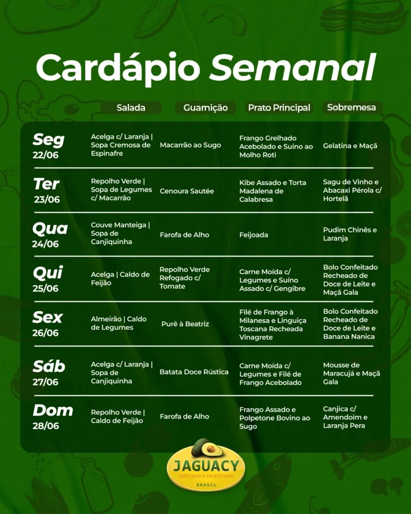 Semana 4 Junho - Tradicional